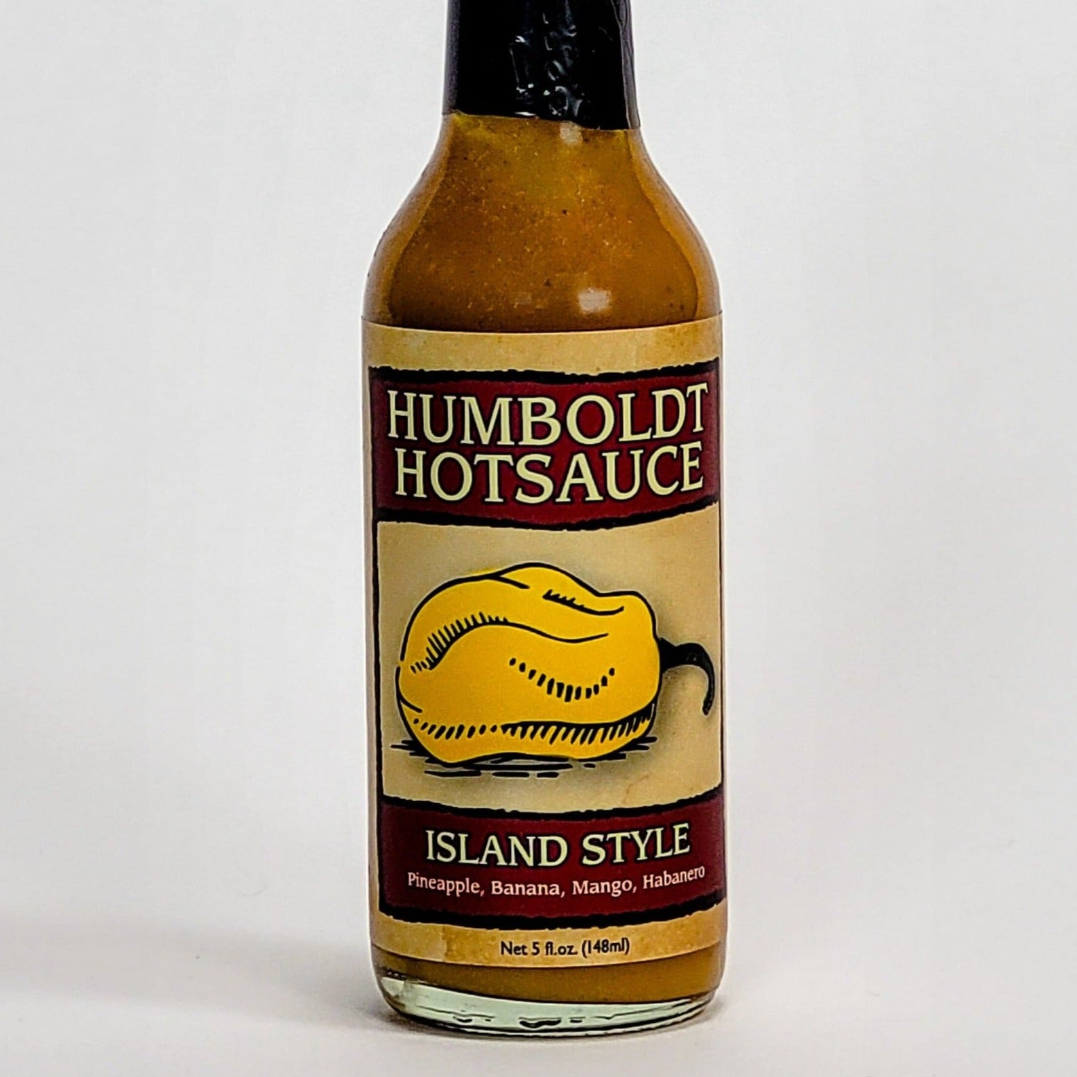 humboldt hot sauce island style label