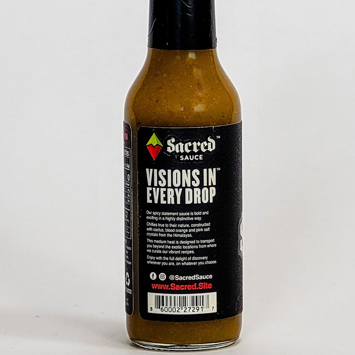 sacred sauce label information