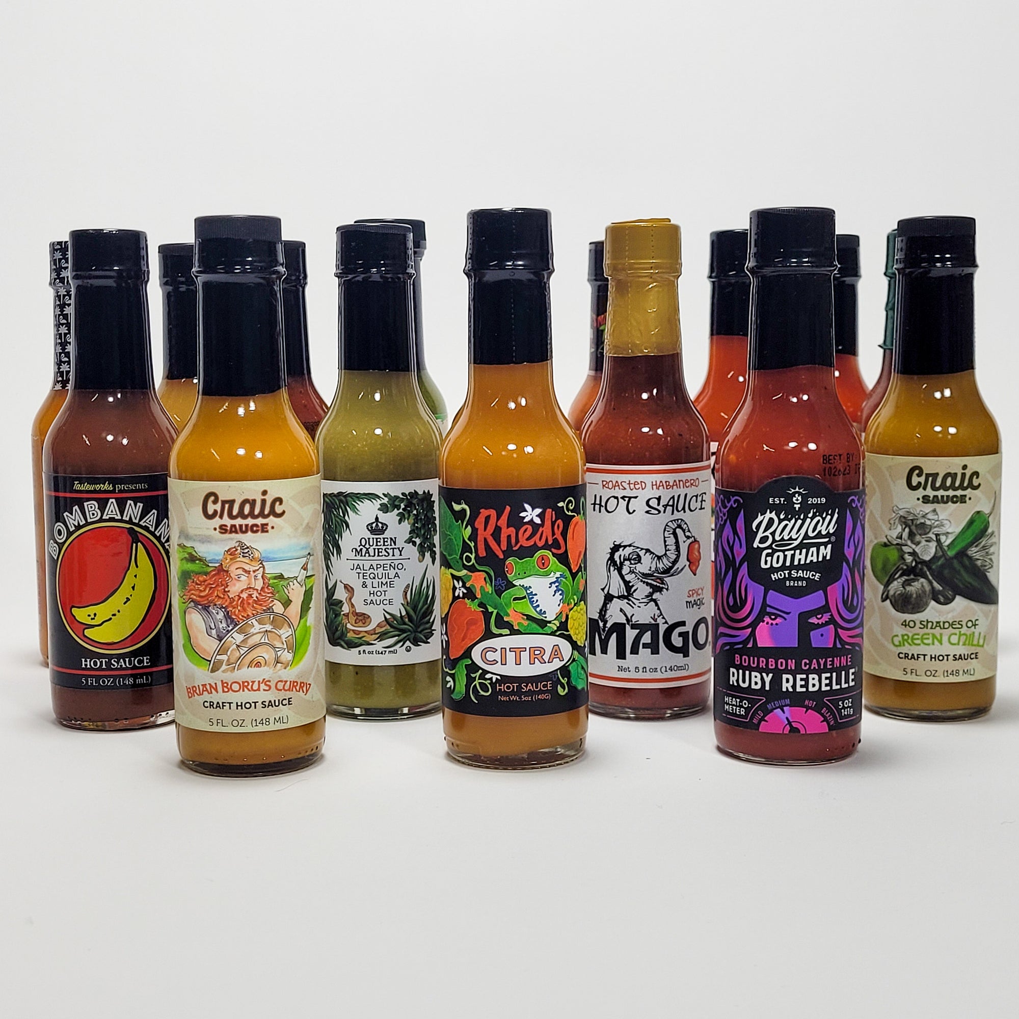 all hot sauces in craft hot sauce shop
