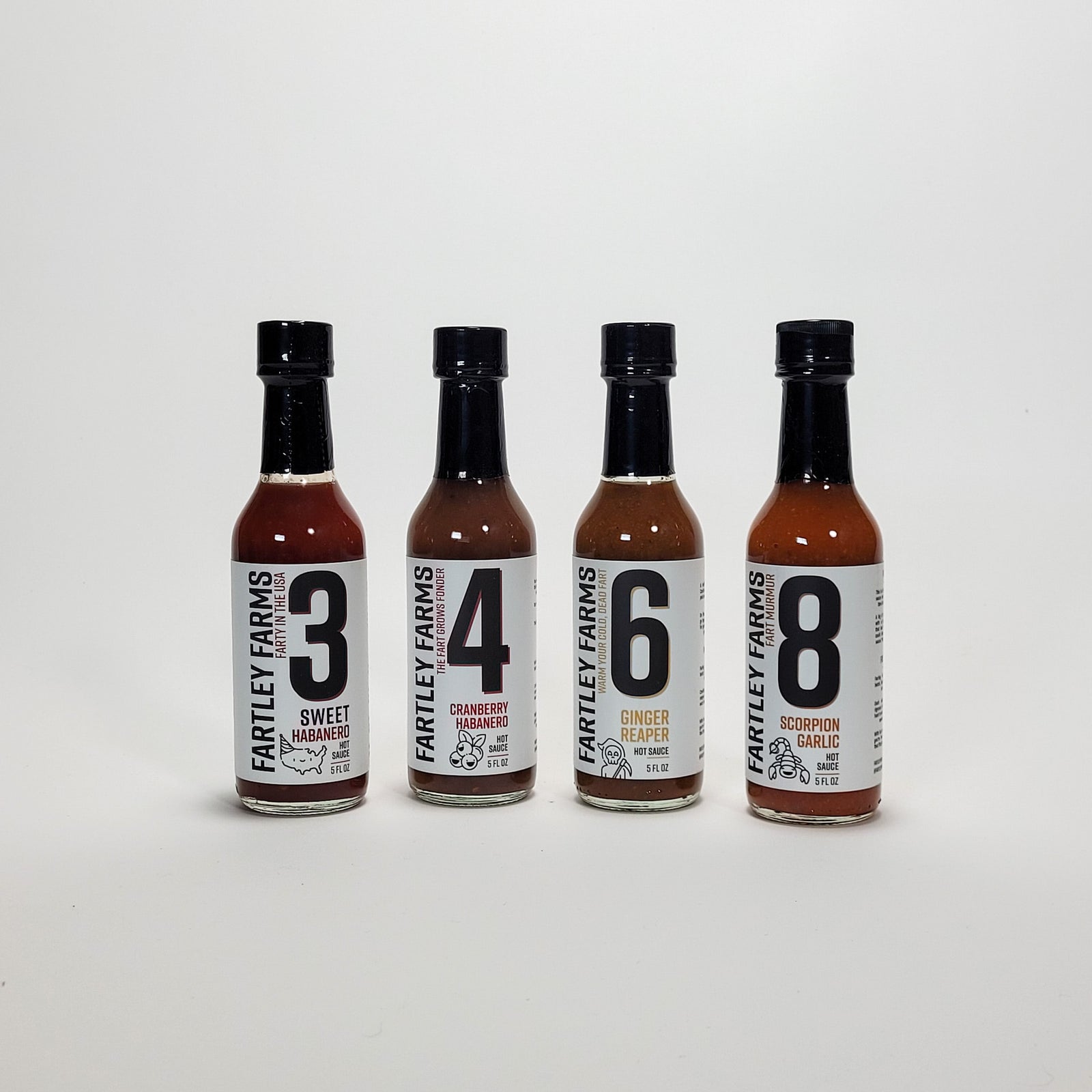 Fartley Farms hot sauce collection