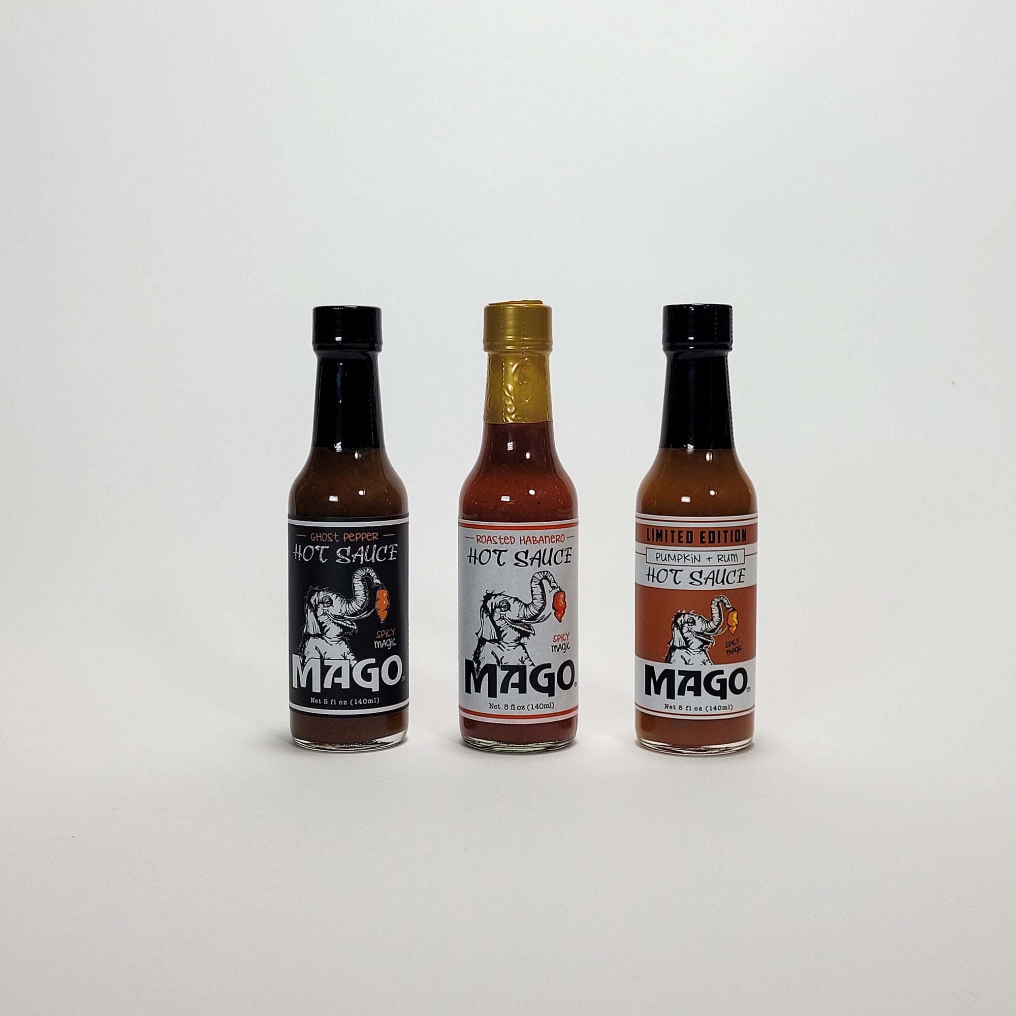 Mago hot sauce collection