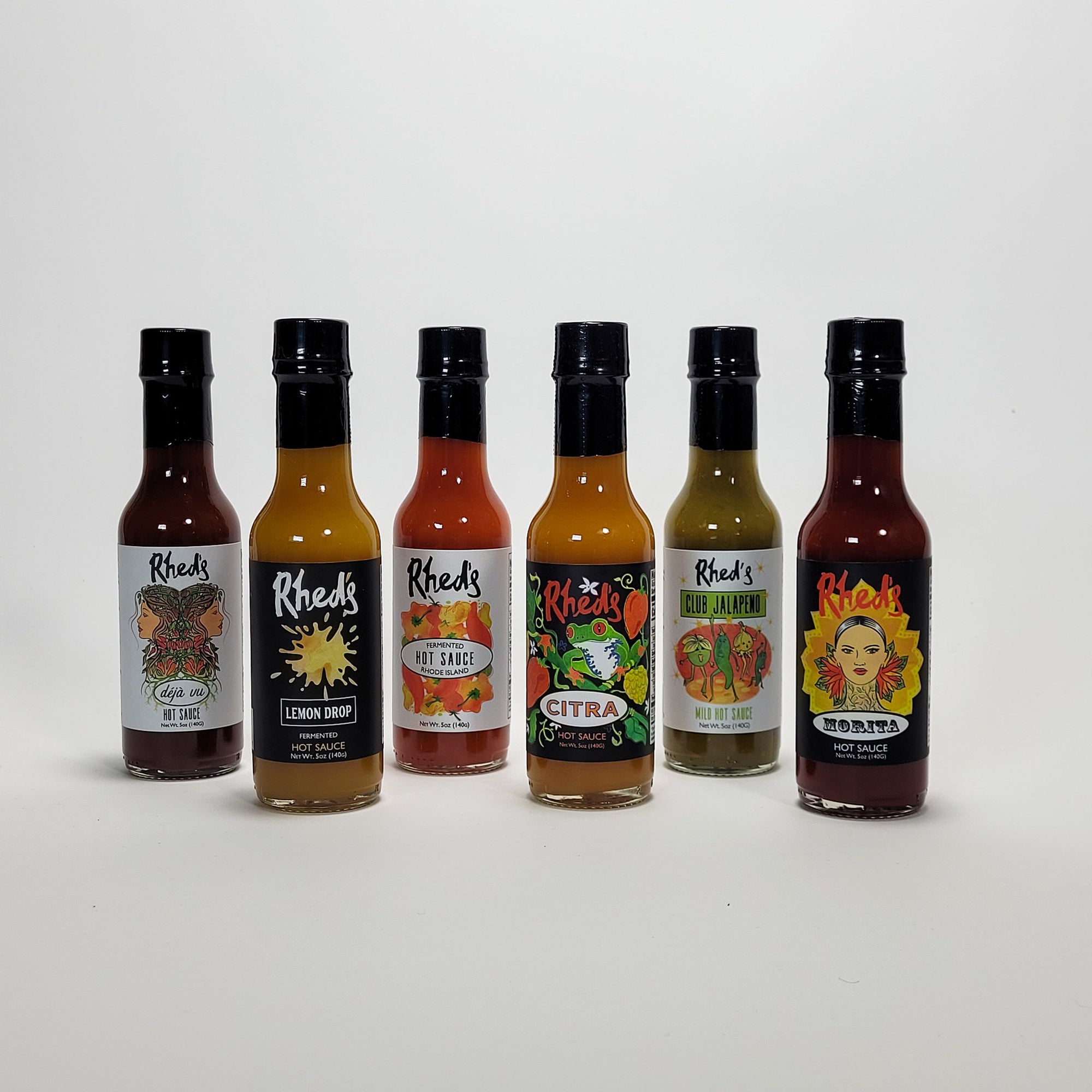 Rhed's hot sauce collection