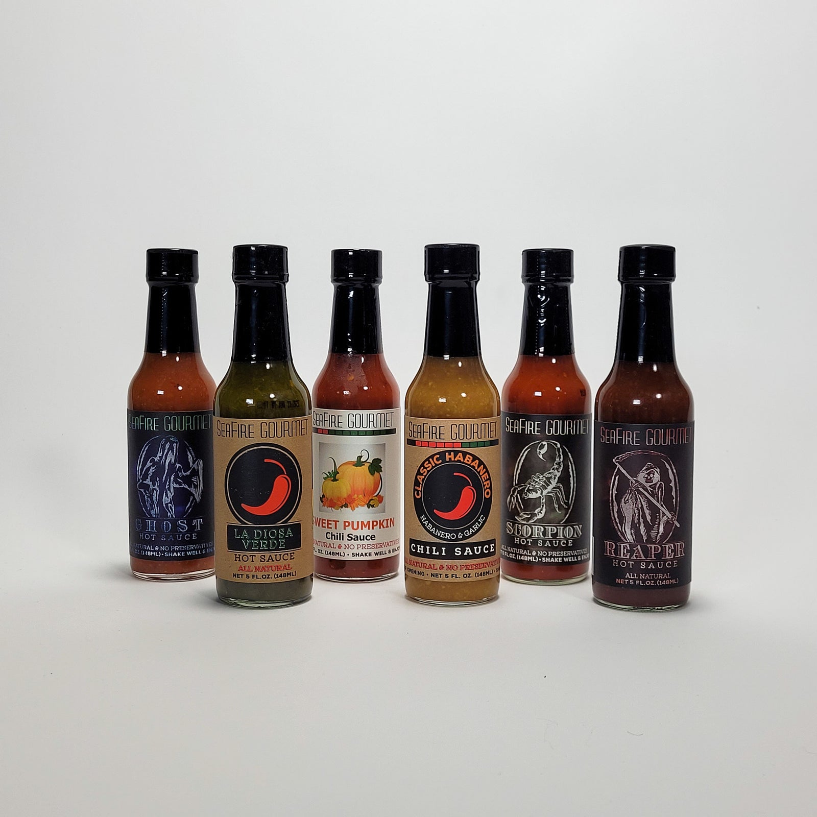 Seafire gourmet hot sauce collection