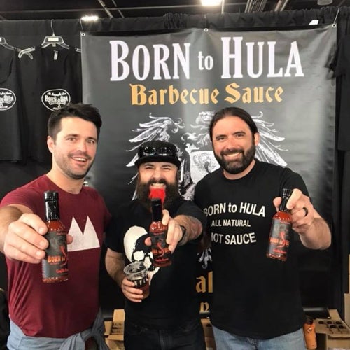 ed bucholtz and team from born to hula hot sauce