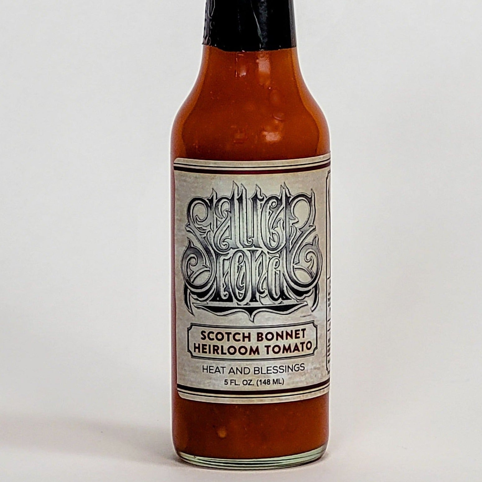 hab sauce scotch bonnet heirloom tomato hot sauce label