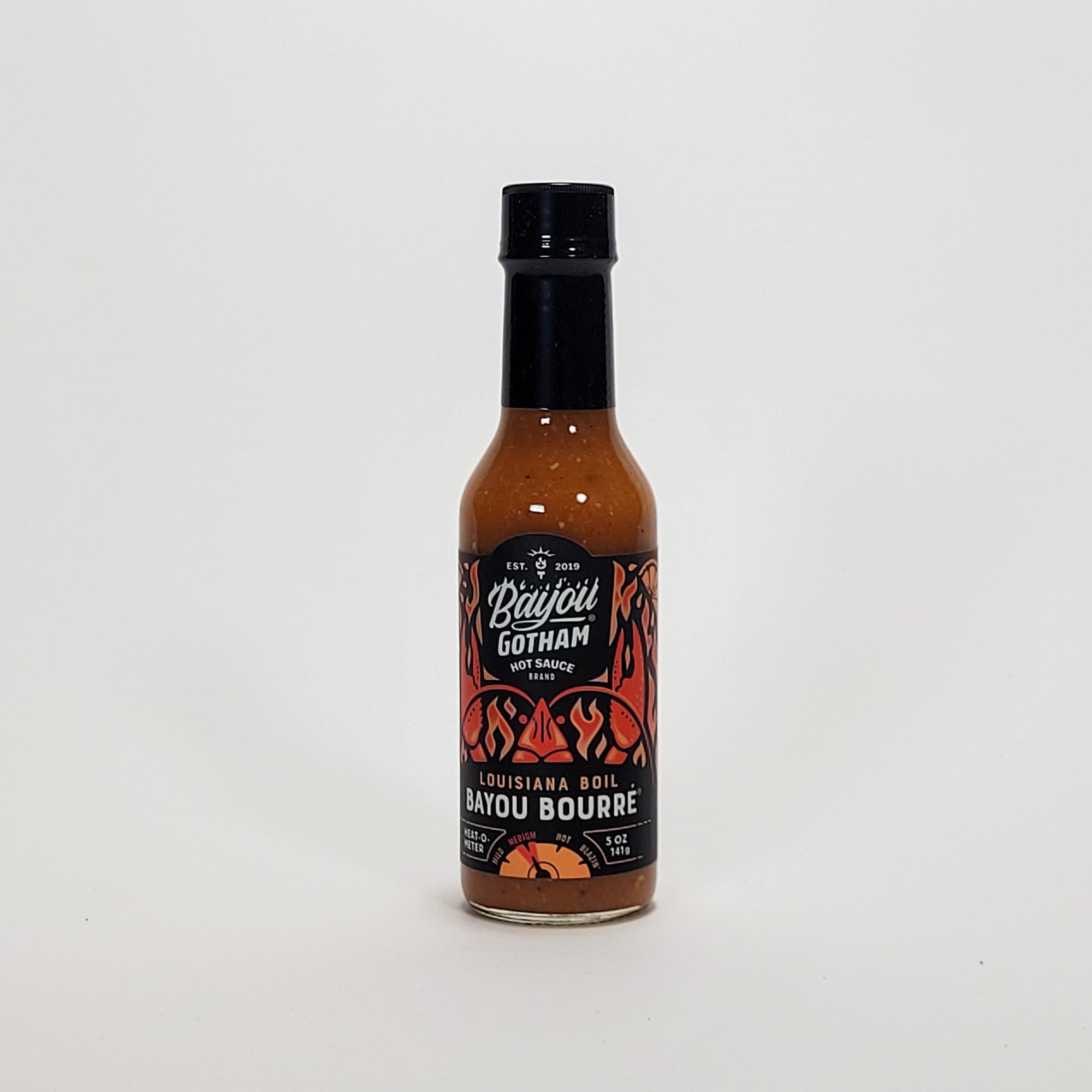 Bayou Gotham Bayou Bourre Lousiana Boil hot sauce