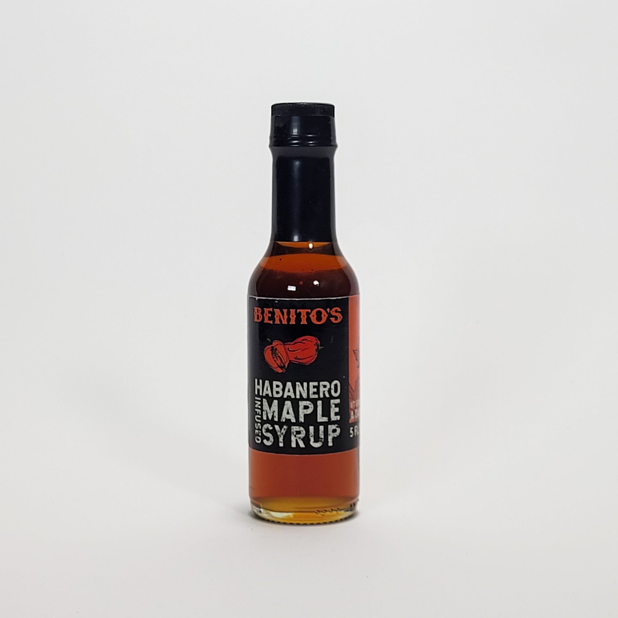 Benito's Habanero Infused Maple Syrup hot sauce