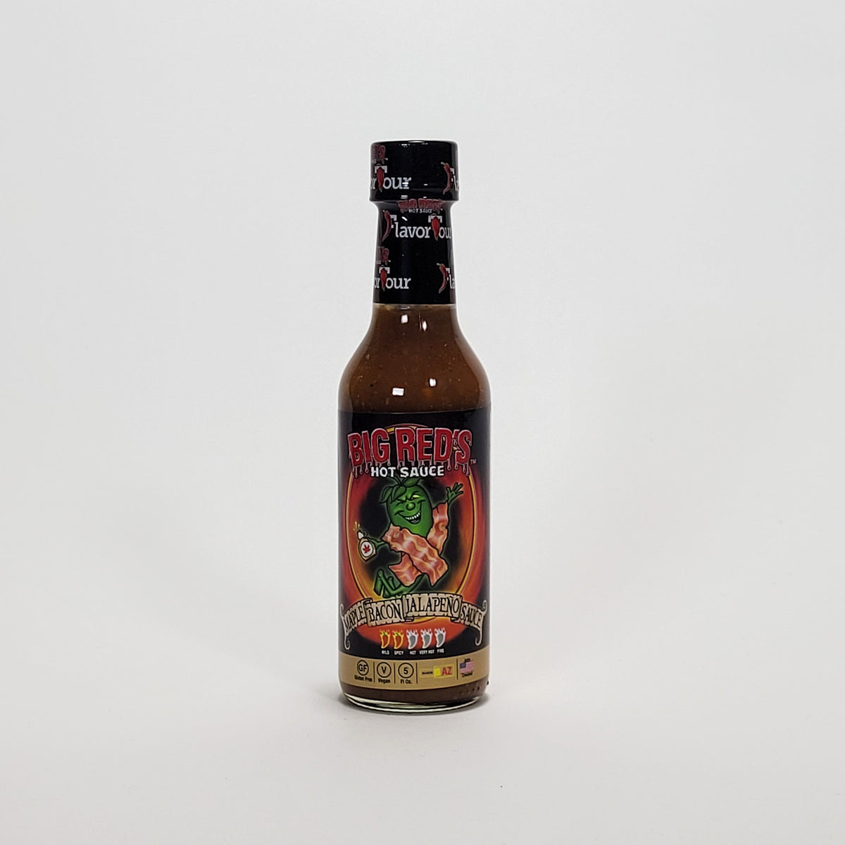 Big Red&#39;s Maple Bacon Jalapeno hot sauce