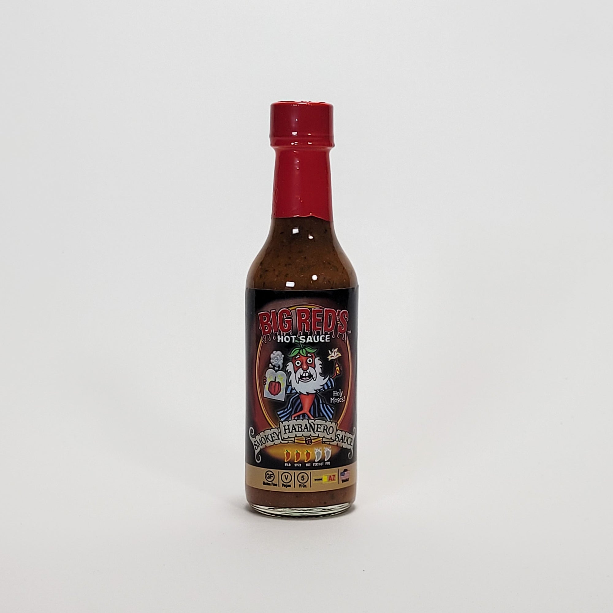 Big Red's Smokey Habanero hot sauce