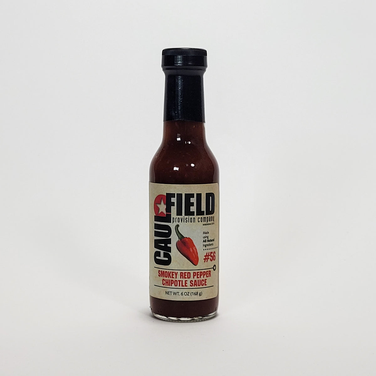 Caulfield Provision Smokey Red Pepper Chipotle Sauce #56 hot sauce