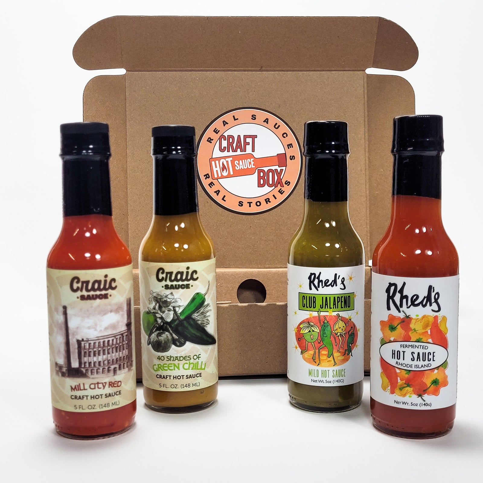 christmas style hot sauce box