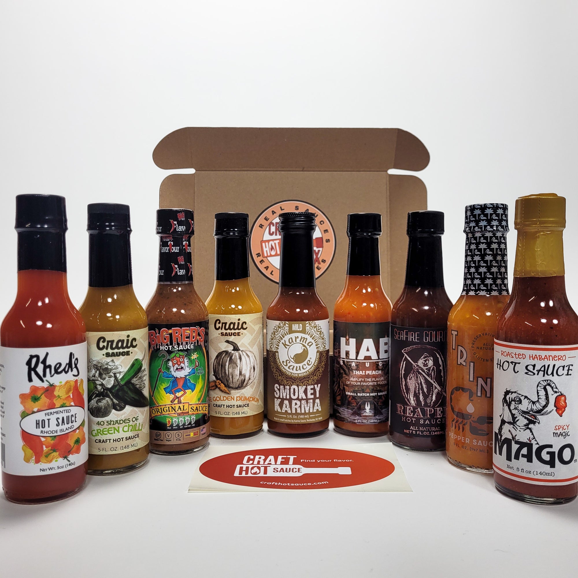 curated starter bundle of hot sauce