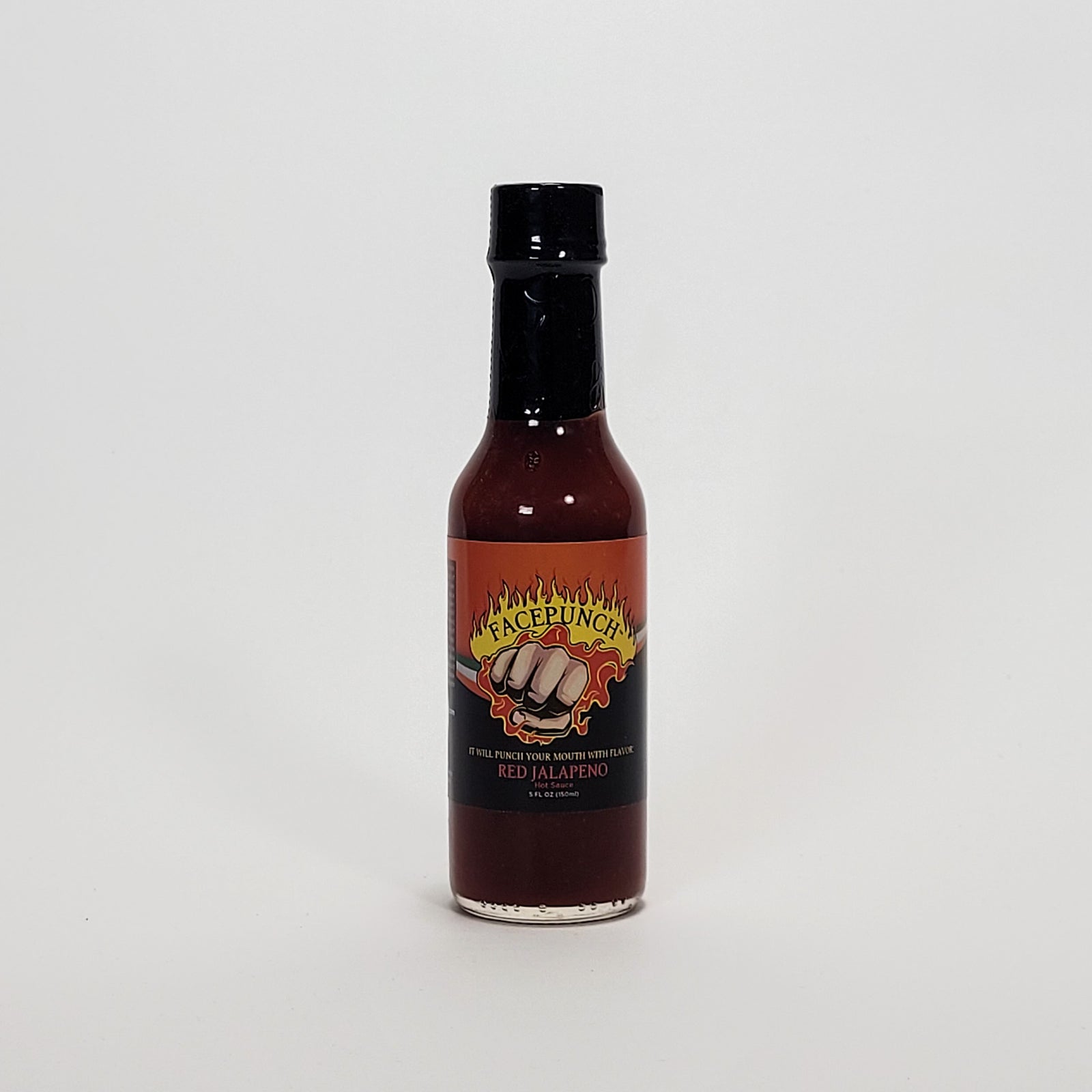 Facepunch Red jalapeno hot sauce