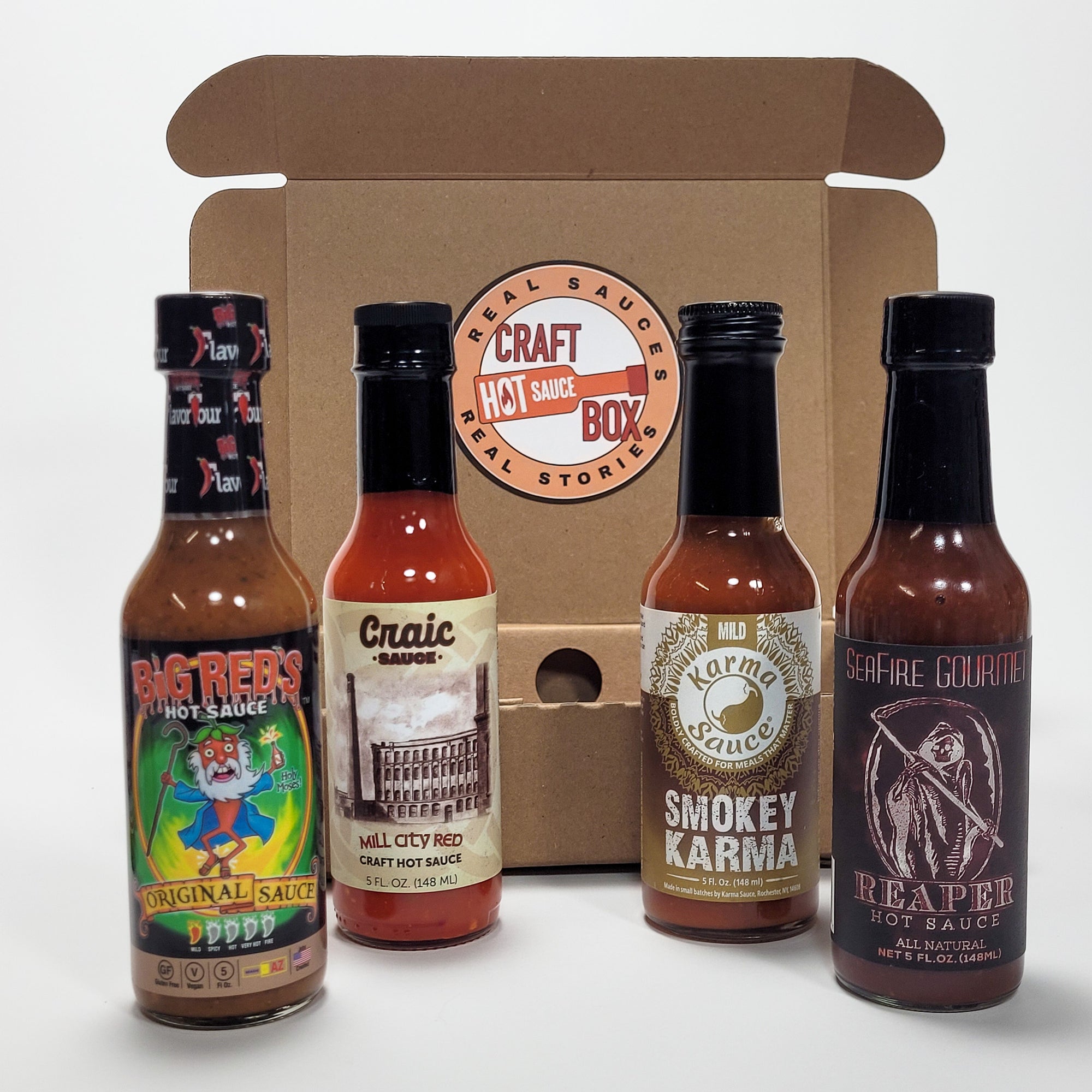 curated hot sauce grill box