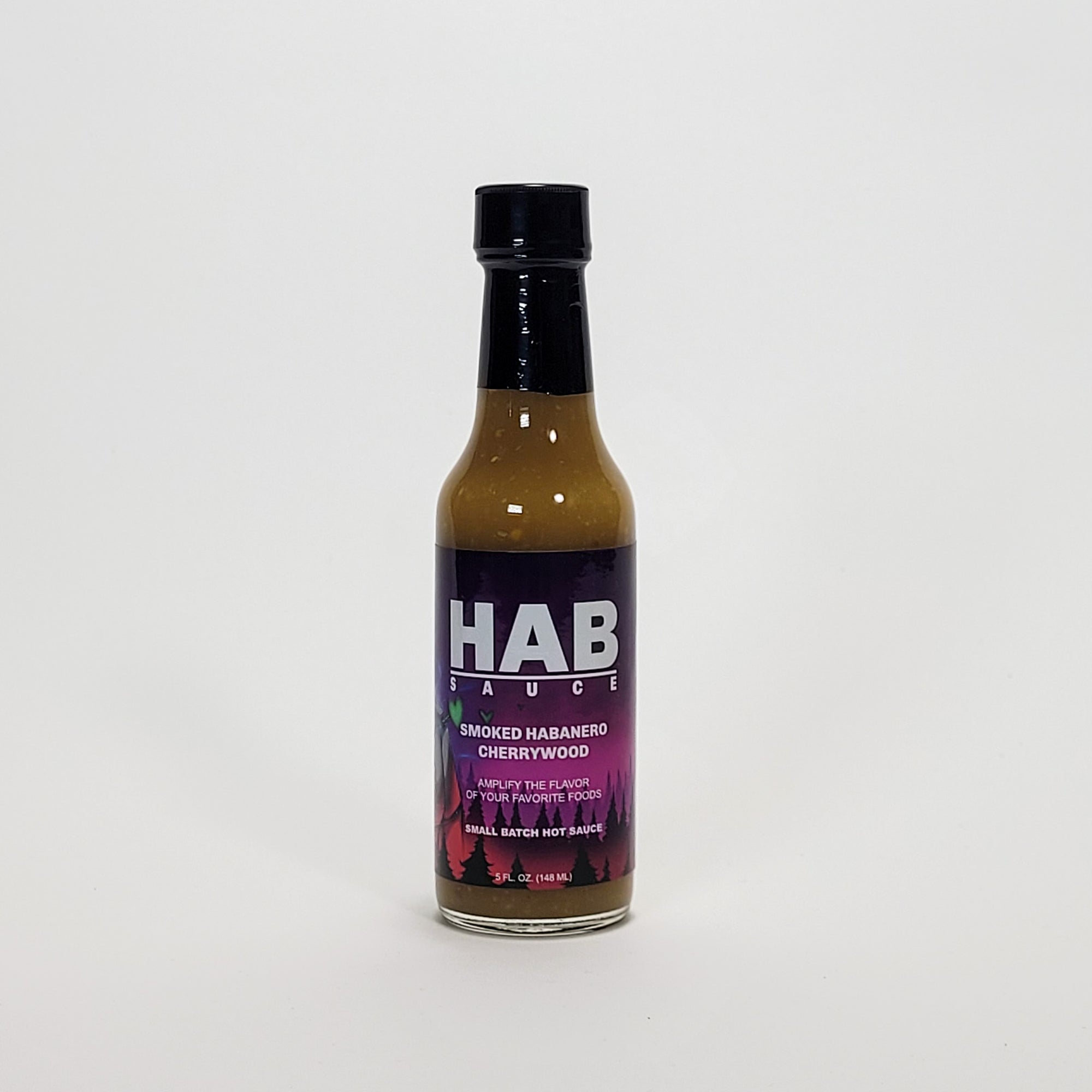 Hab Sauce Smoked Habanero Cherrywood hot sauce