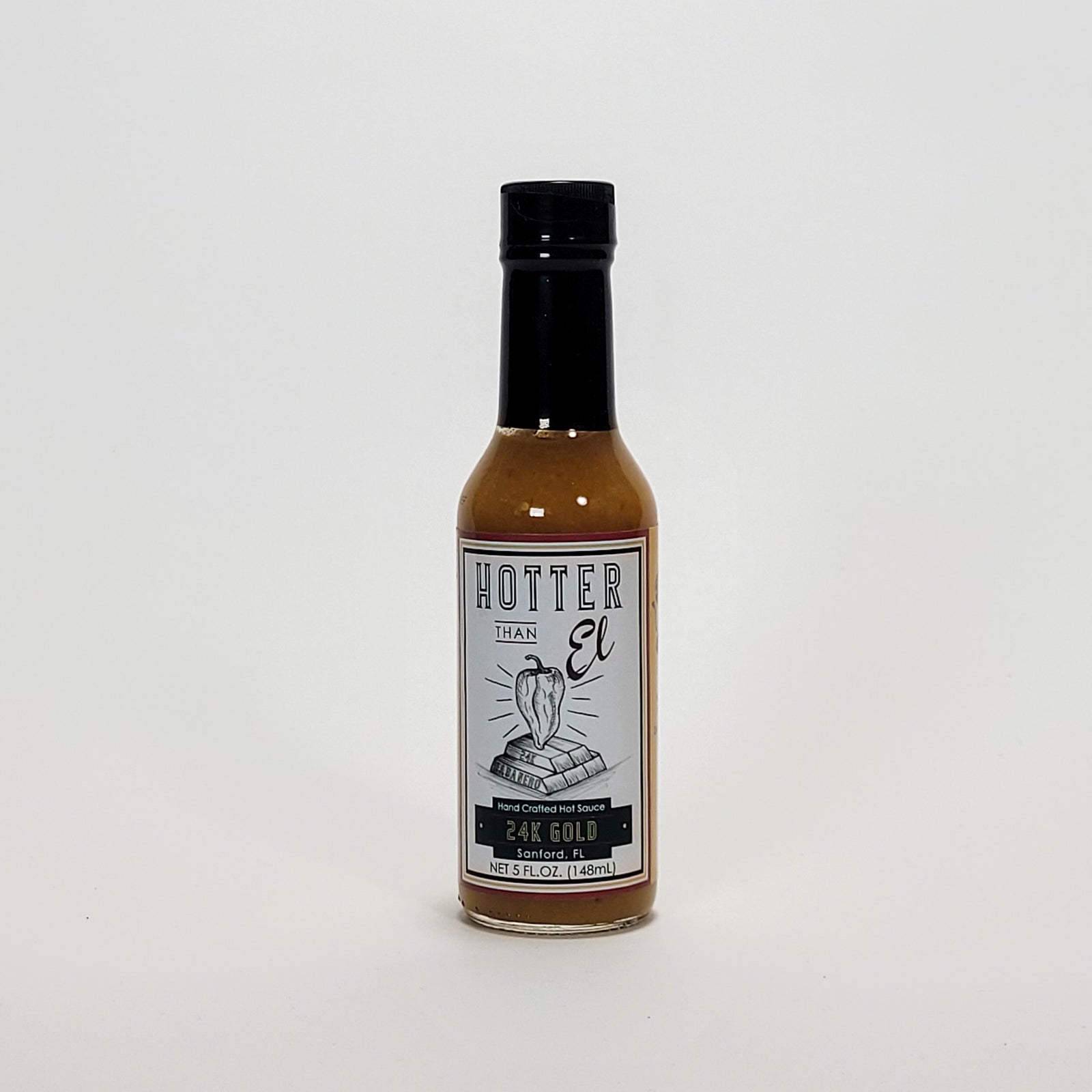 Hotter Than El 24K Gold hot sauce