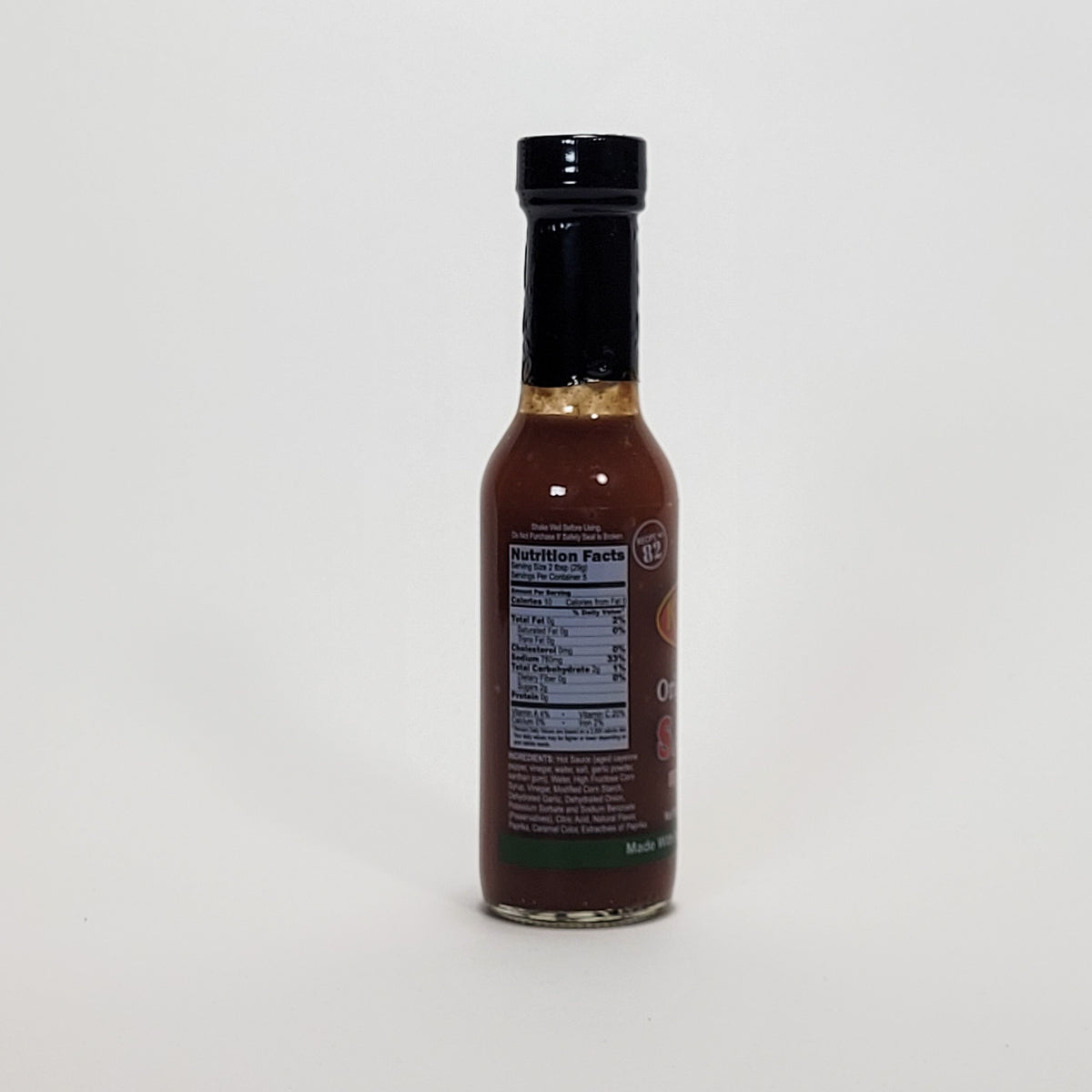 Kyvan Original Hot Sauce nutrition