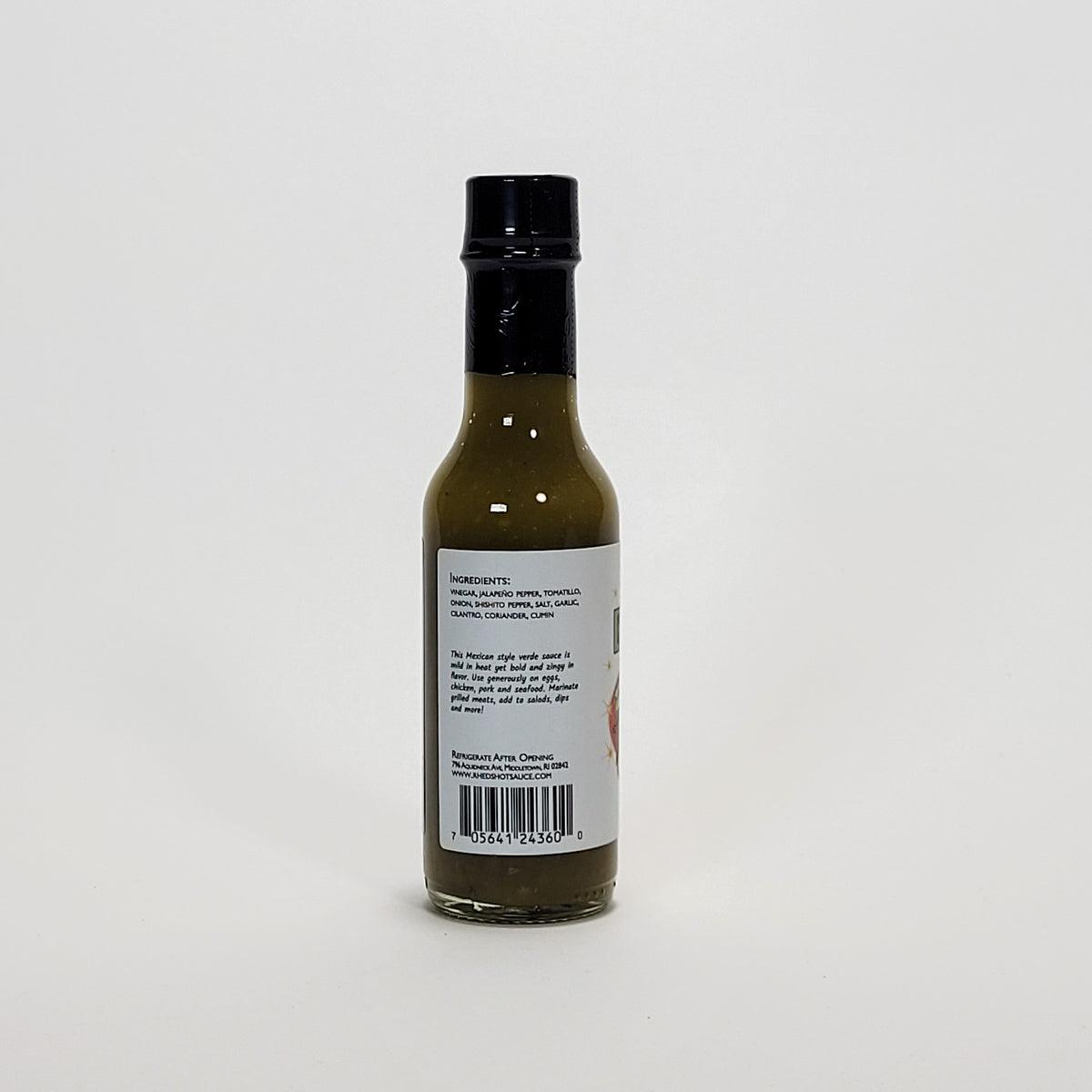 Rhed&#39;s Club Jalapeno hot sauce back