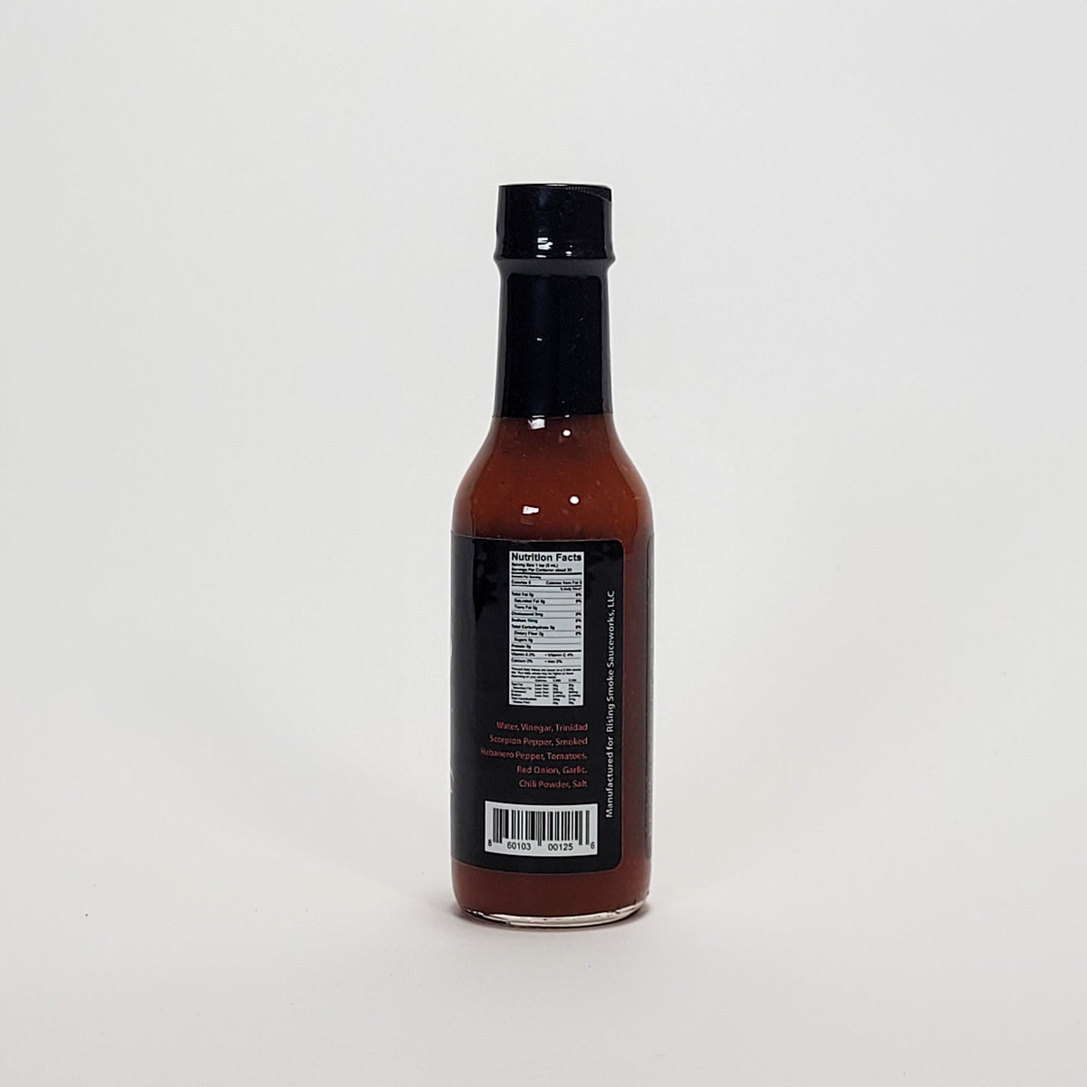 Rising Smoke Sauceworks Slow Death hot sauce nutrition