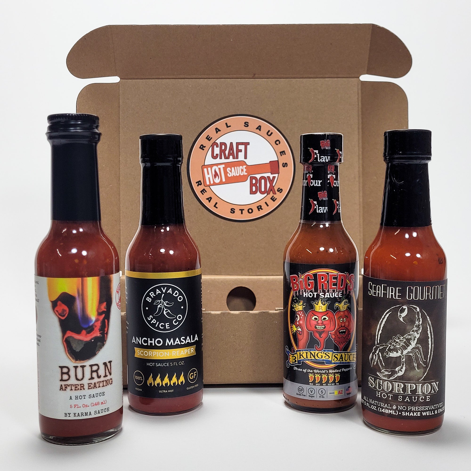  Hot Ones Hot Sauce Gift Box - 10 Natural Ingredients