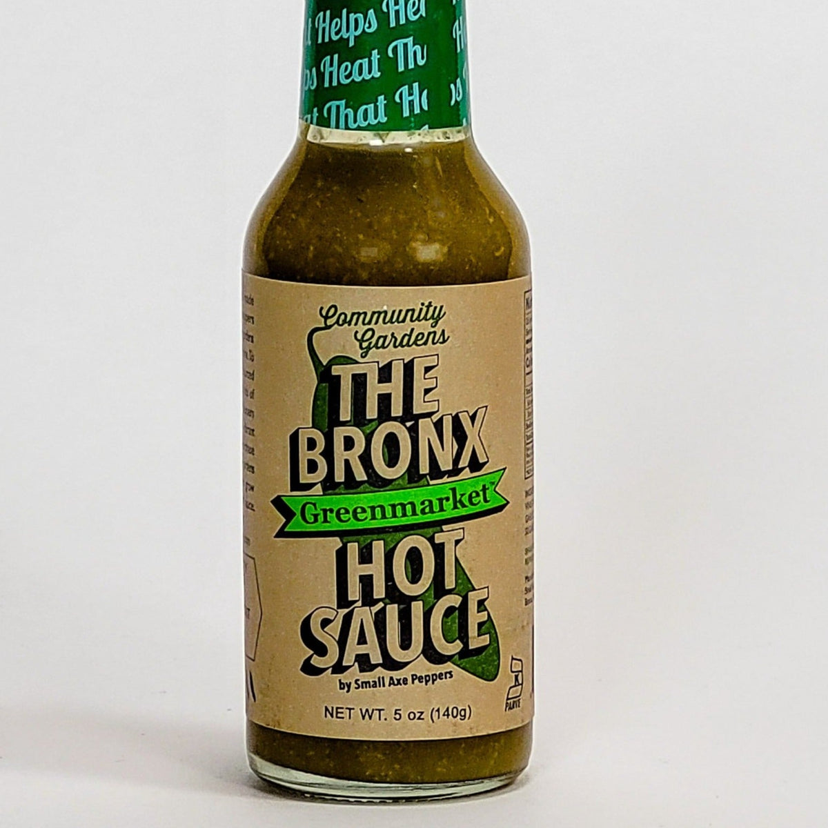 bronx hot sauce label